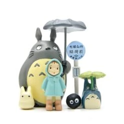 Totoro At The Bus Stop Mini Figures 6pcs/set