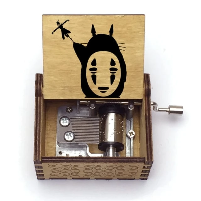 Spirited Away Wooden Music Box Vintage Style - Image 7