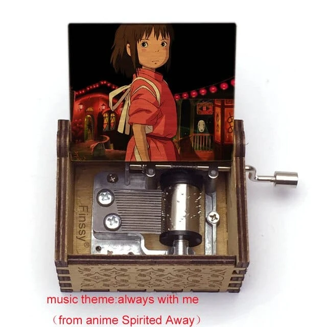 Spirited Away Wooden Music Box Vintage Style - Image 6