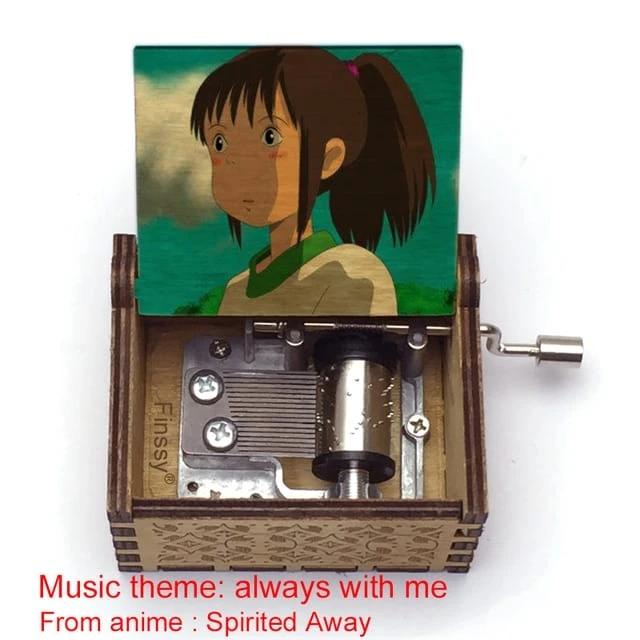 Spirited Away Wooden Music Box Vintage Style - Image 16
