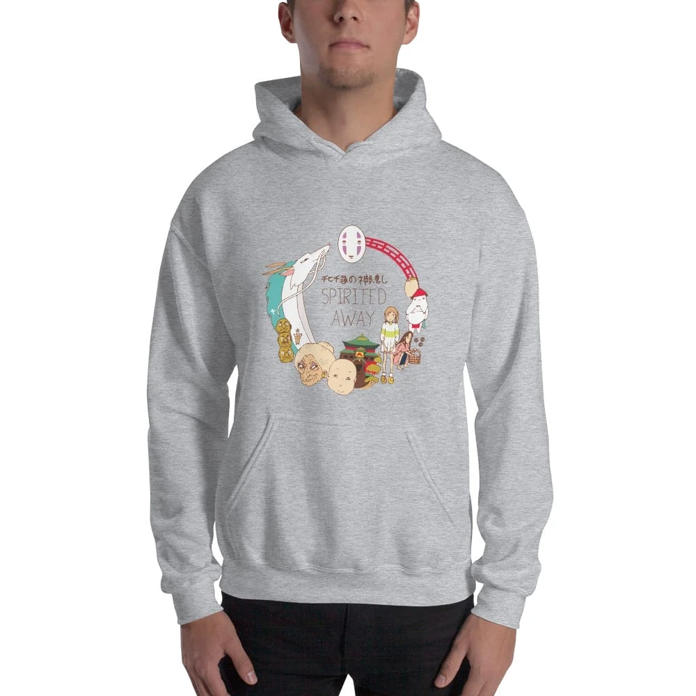 Spirited Away Compilation Characters Hoodie Unisex - Image 7