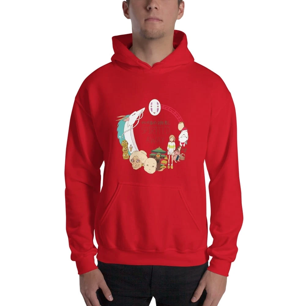 Spirited Away Compilation Characters Hoodie Unisex - Image 4