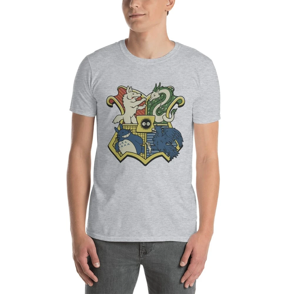 Studio Ghibli Characters As Hogwarts House T Shirt Unisex - Image 4