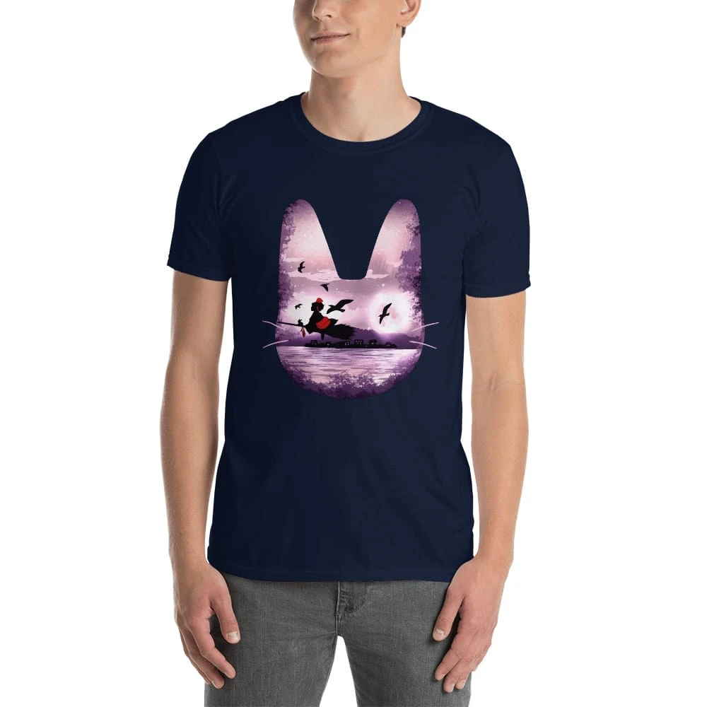 Kiki’s Delivery Service – Purple Jiji T Shirt Unisex - Image 6