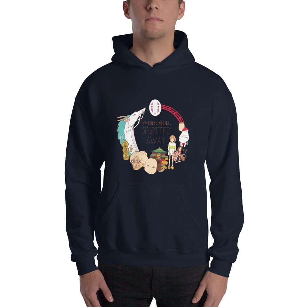 Spirited Away Compilation Characters Hoodie Unisex - Image 13