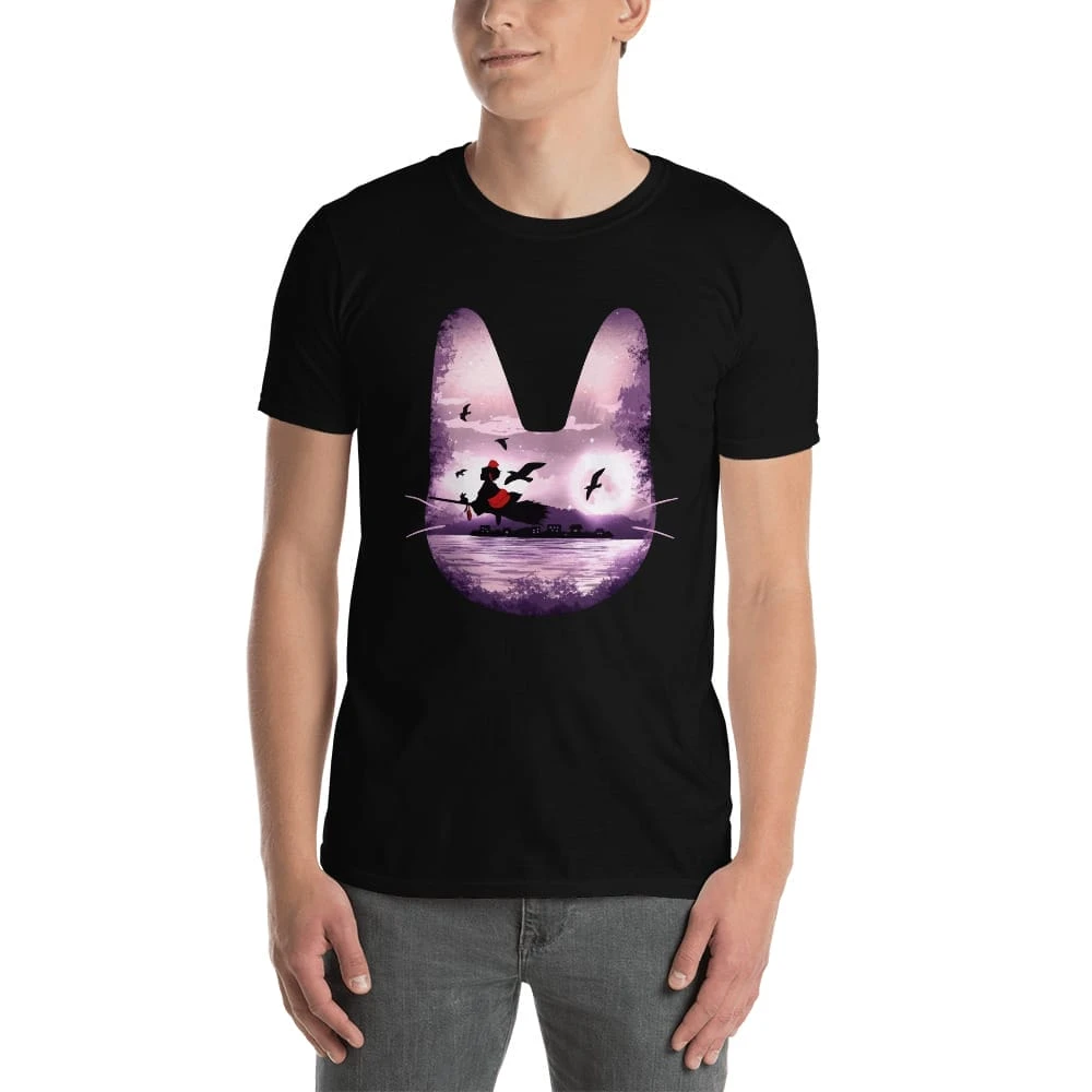 Kiki’s Delivery Service – Purple Jiji T Shirt Unisex - Image 2