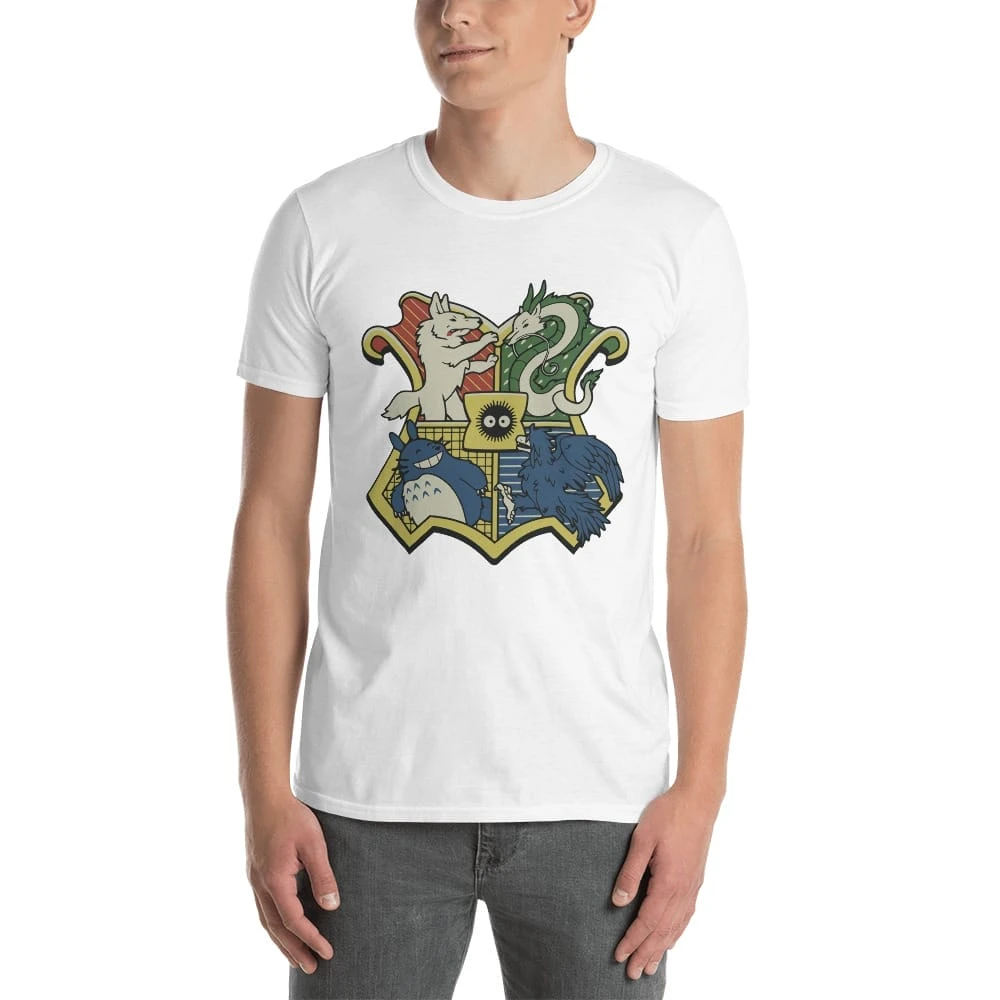 Studio Ghibli Characters As Hogwarts House T Shirt Unisex - Image 5