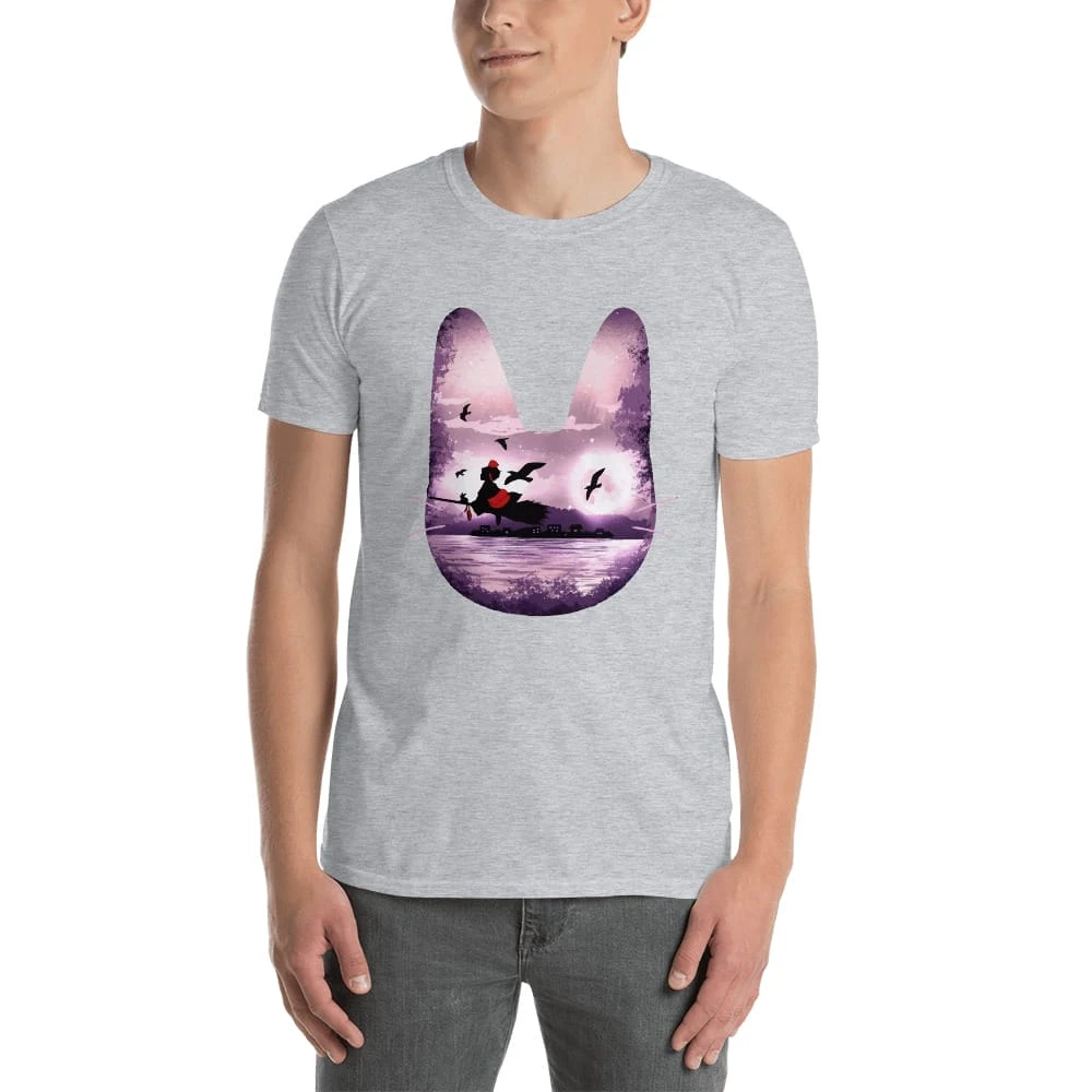 Kiki’s Delivery Service – Purple Jiji T Shirt Unisex - Image 4