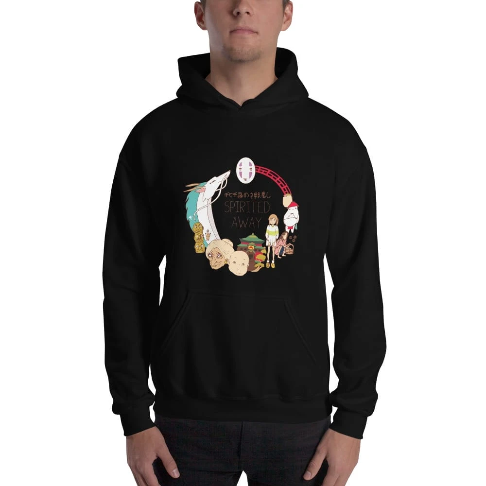 Spirited Away Compilation Characters Hoodie Unisex - Image 12