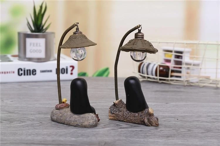 Spirited Away No Face Kaonashi Figures Toy LED Light - Image 2