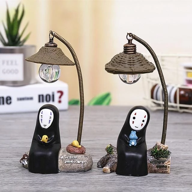 Spirited Away No Face Kaonashi Figures Toy LED Light - Image 5
