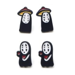 Kaonashi No Face Cute Earrings