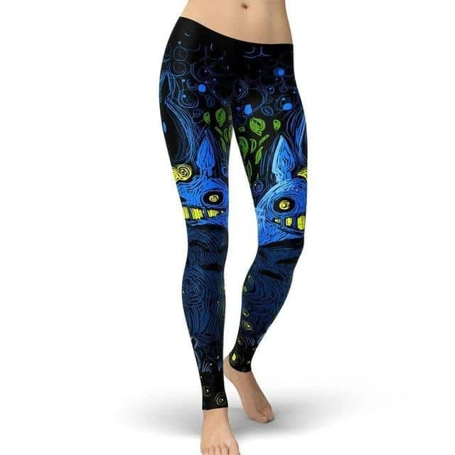 My Neighbor Totoro Leggings 7 Styles - Image 4