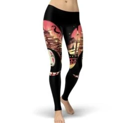Spirited Away No Face Kaonashi Legging Style 4