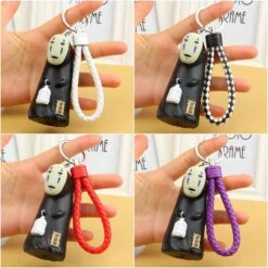Spirited Away No Face Kaonashi Figure KeyChain