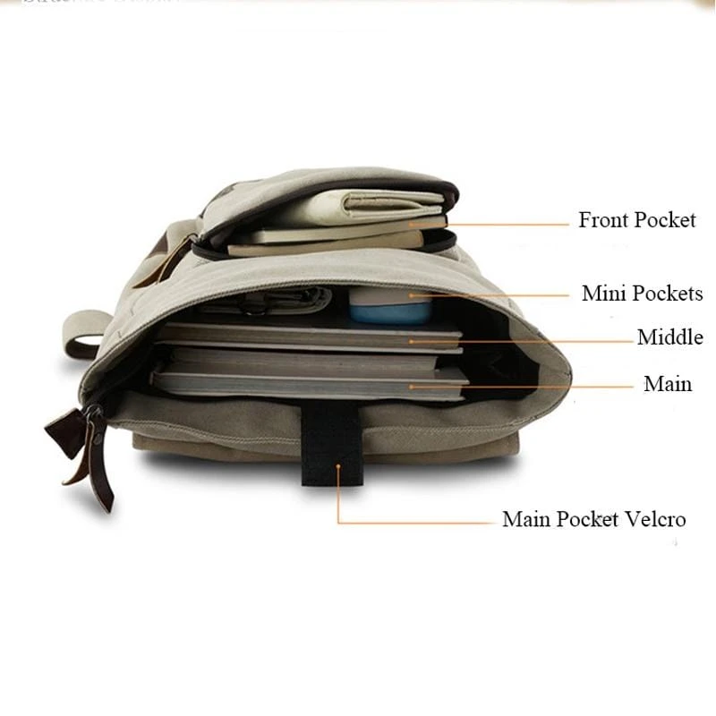 My Neighbor Totoro With Umbrella Canvas Backpack - Image 4