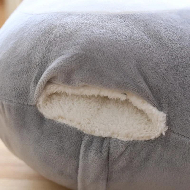 My Neighbor Totoro Hand Warmer Plush Pillow With Grey Blanket - Image 5