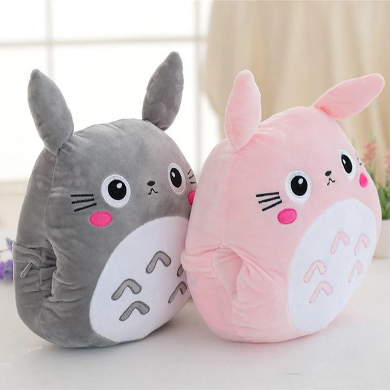 My Neighbor Totoro Hand Warmer Plush Pillow With Coloring Blanket