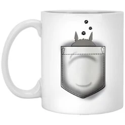 Totoro And Soot Balls In Pocket Mug