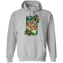 My Neighbor Totoro – Cat Bus Stained Glass Art Hoodie