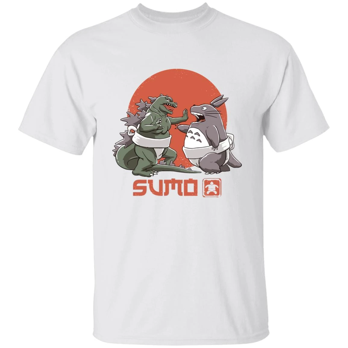 Totoro Vs. Godzilla Sumo T Shirt - Image 2
