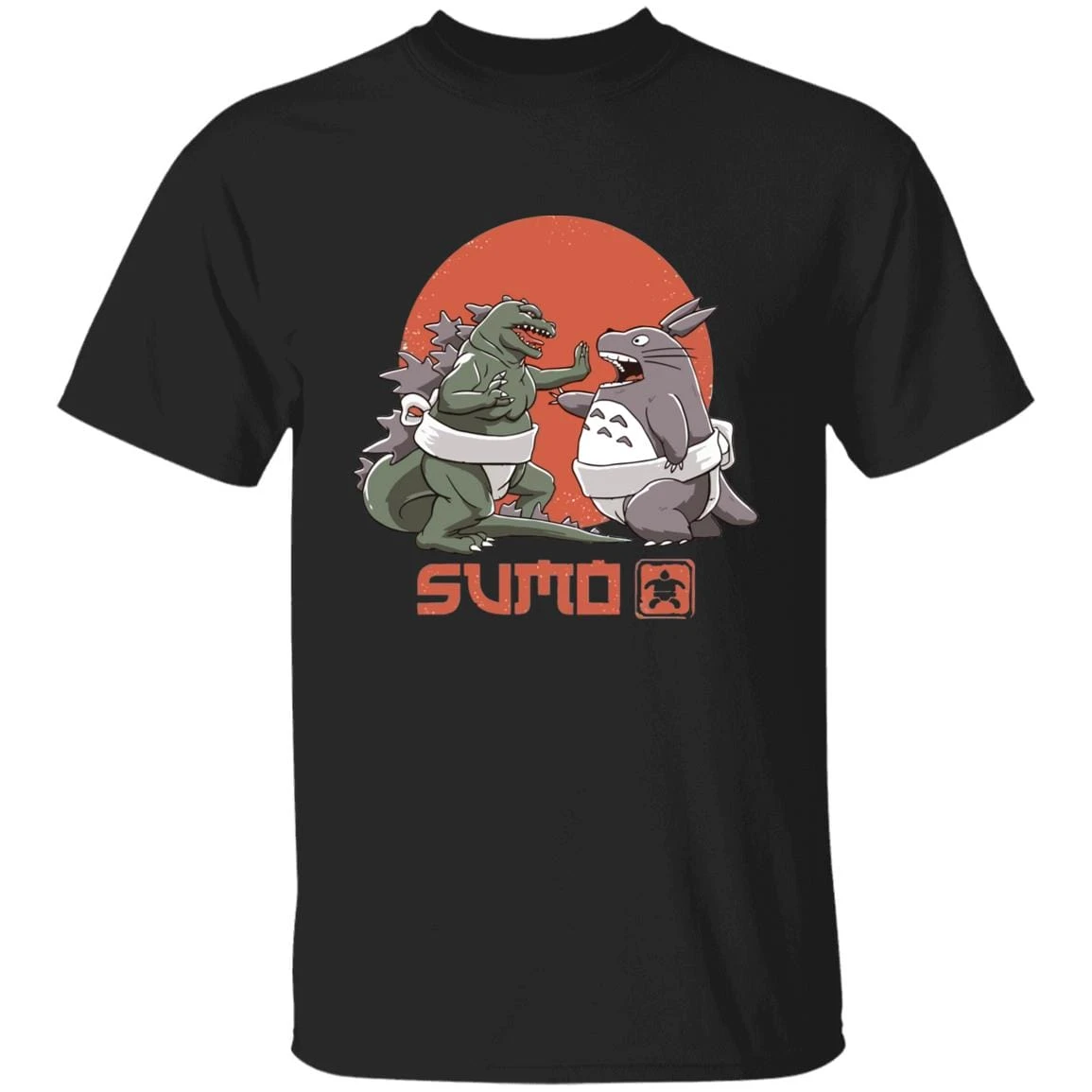 Totoro Vs. Godzilla Sumo T Shirt - Image 10