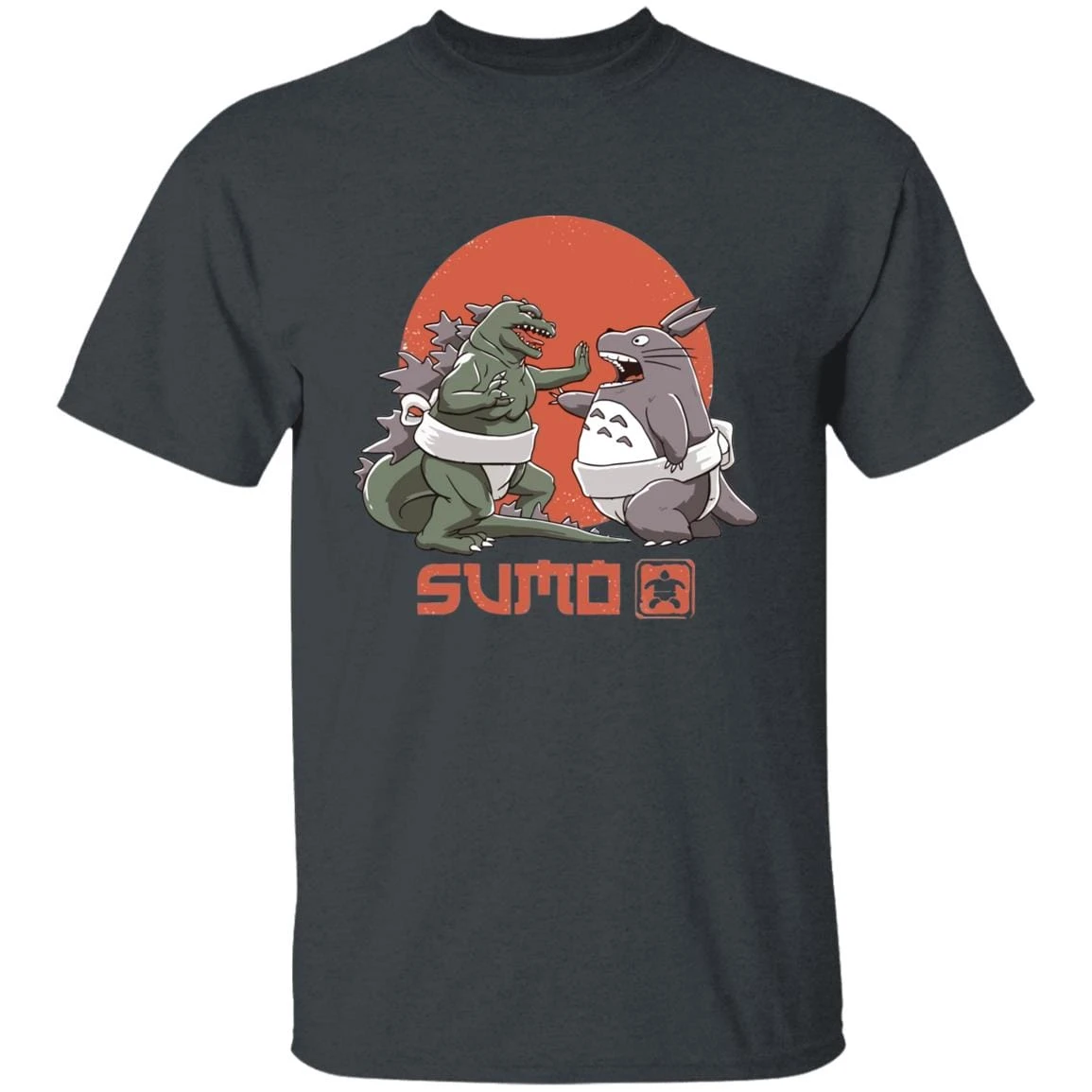 Totoro Vs. Godzilla Sumo T Shirt - Image 11