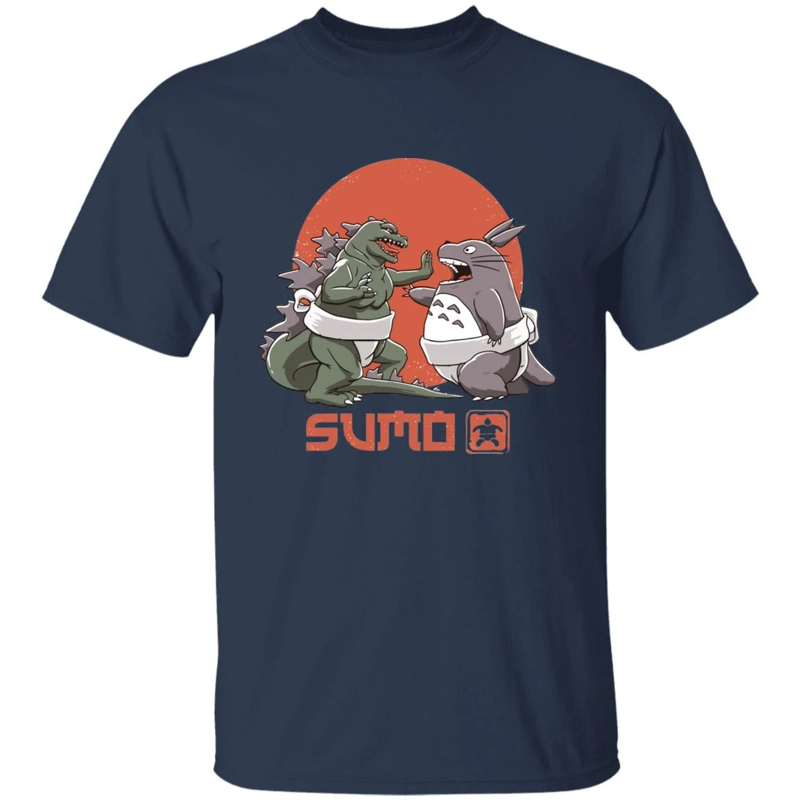 Totoro Vs. Godzilla Sumo T Shirt - Image 7
