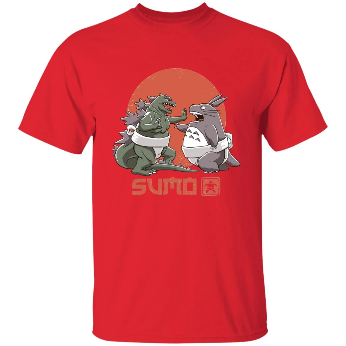 Totoro Vs. Godzilla Sumo T Shirt - Image 16