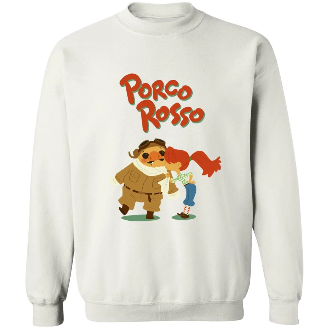Porco Rosso – The Kiss Sweatshirt - Image 2