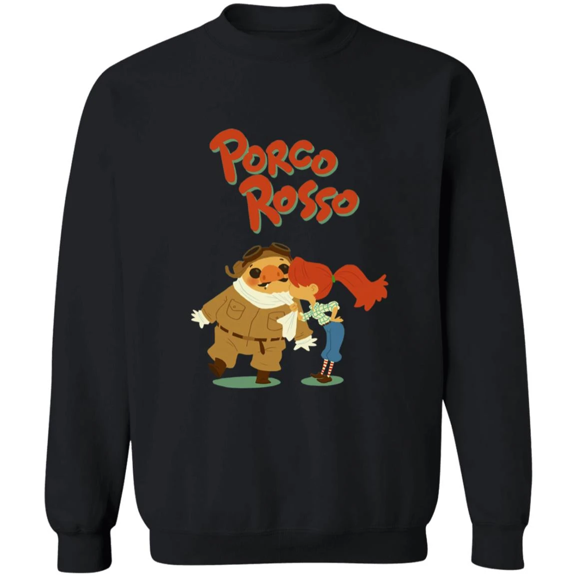 Porco Rosso – The Kiss Sweatshirt - Image 10