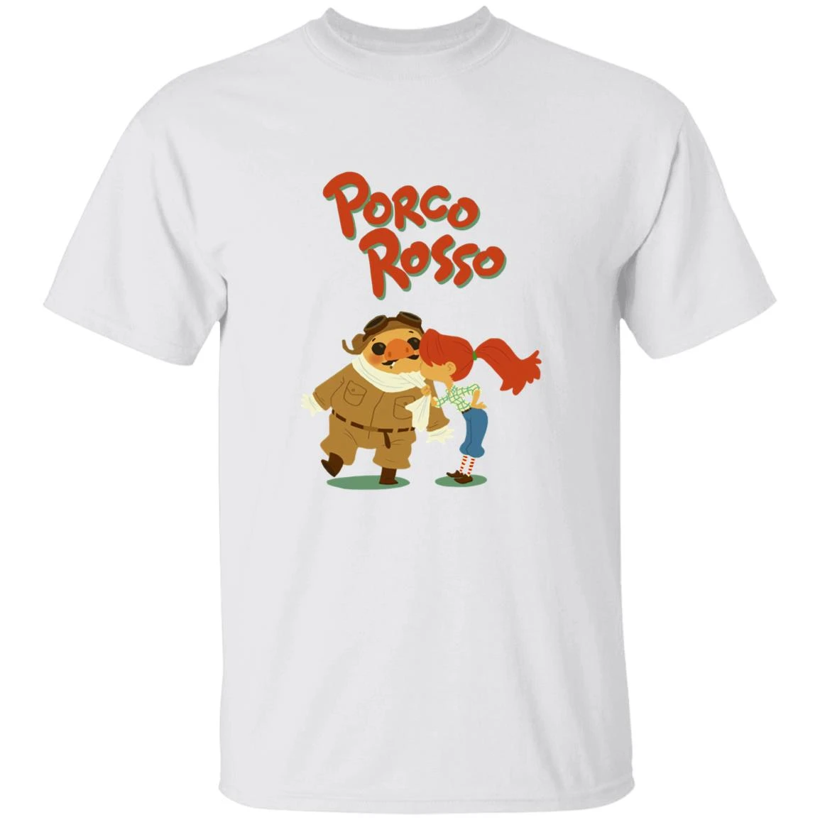 Porco Rosso – The Kiss T Shirt - Image 18