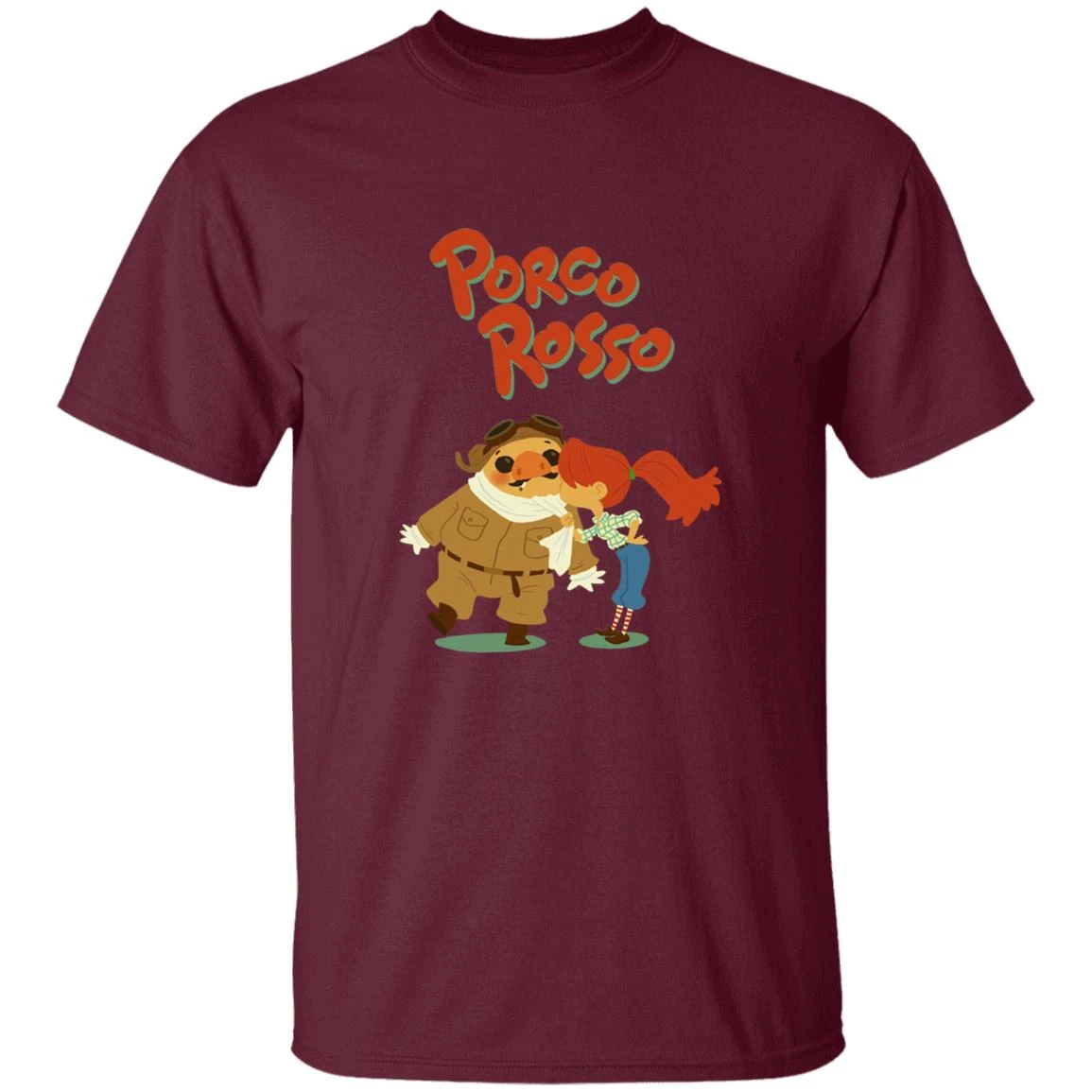 Porco Rosso – The Kiss T Shirt - Image 6