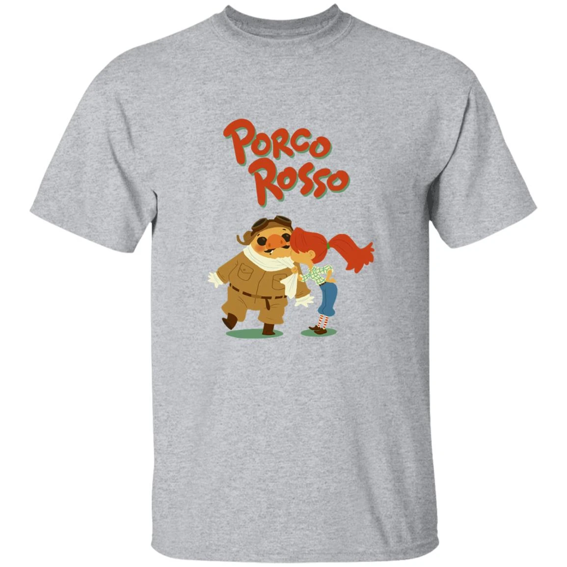 Porco Rosso – The Kiss T Shirt - Image 17