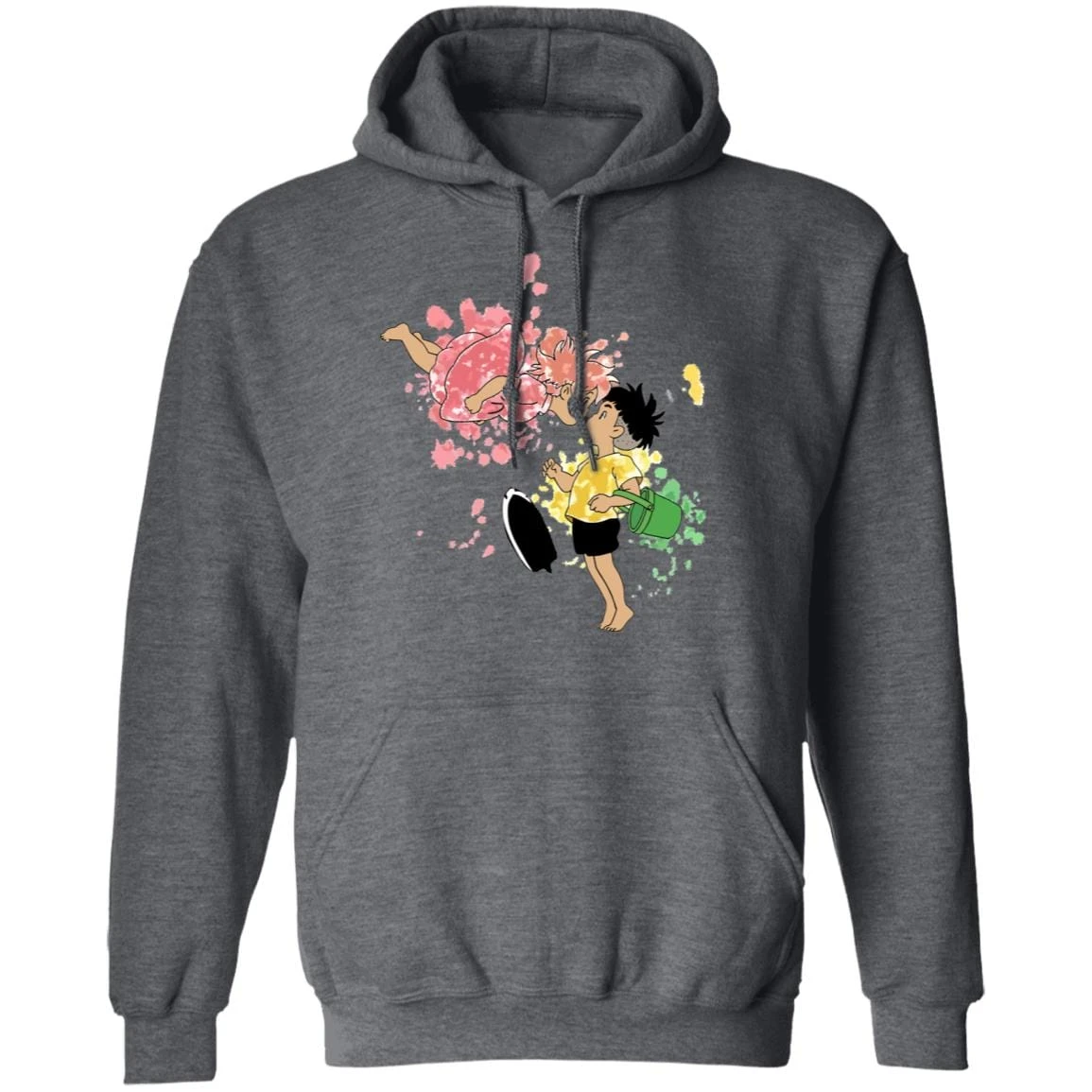 Ponyo And Sosuke Colorful Hoodie Unisex - Image 5