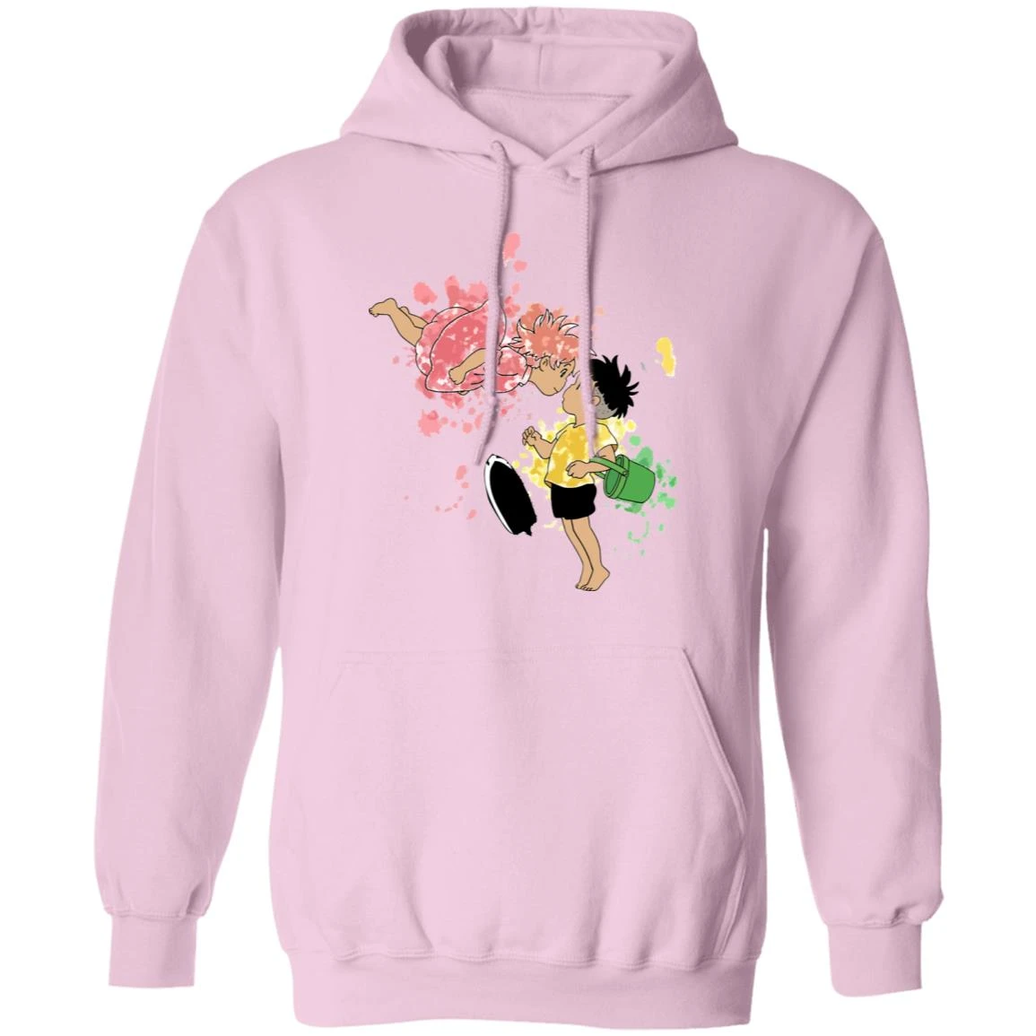 Ponyo And Sosuke Colorful Hoodie Unisex - Image 7