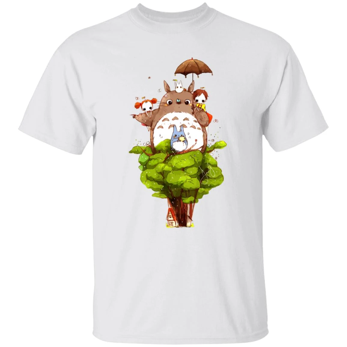 My Neighbor Totoro Characters Cartoon Style T Shirt - Image 2