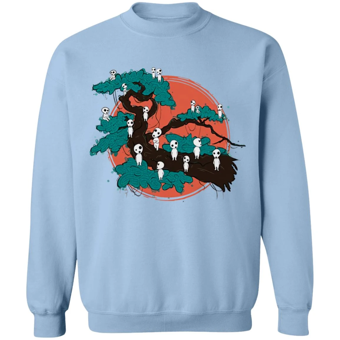 Tree Spirits By The Red Moon Sweatshirt - Image 8