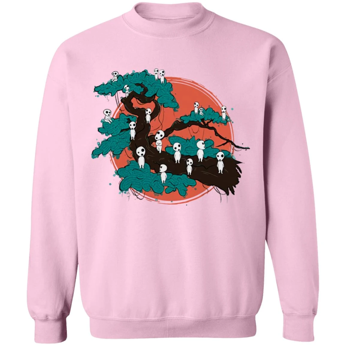 Tree Spirits By The Red Moon Sweatshirt - Image 9