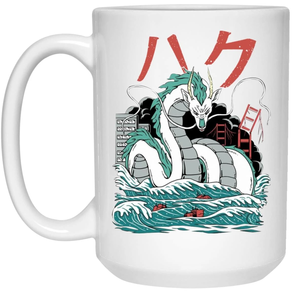 Spirited Away – Haku Dragon Harajuku Style Mug - Image 2