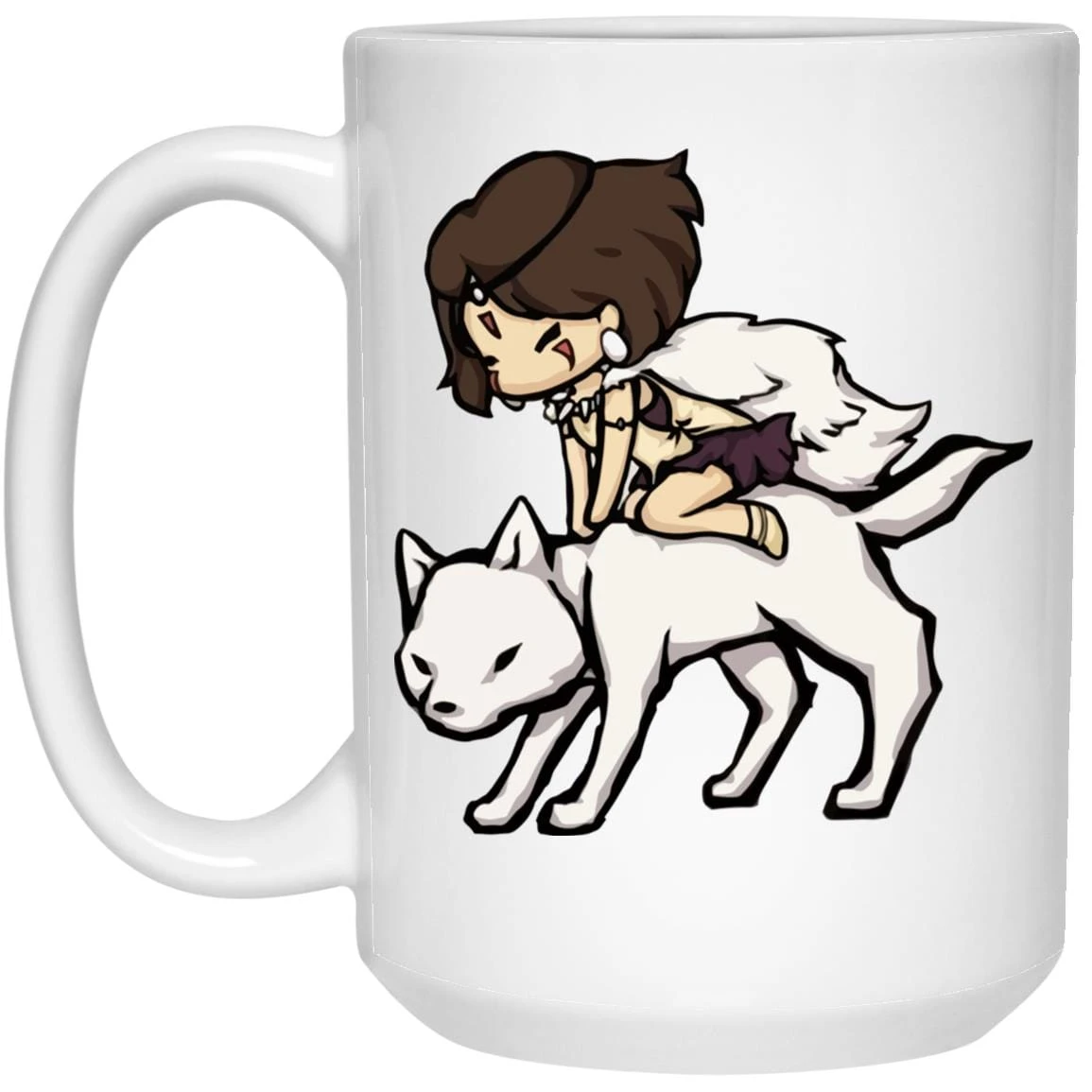 Princess Mononoke And The Wolf Chibi Mug - Image 2