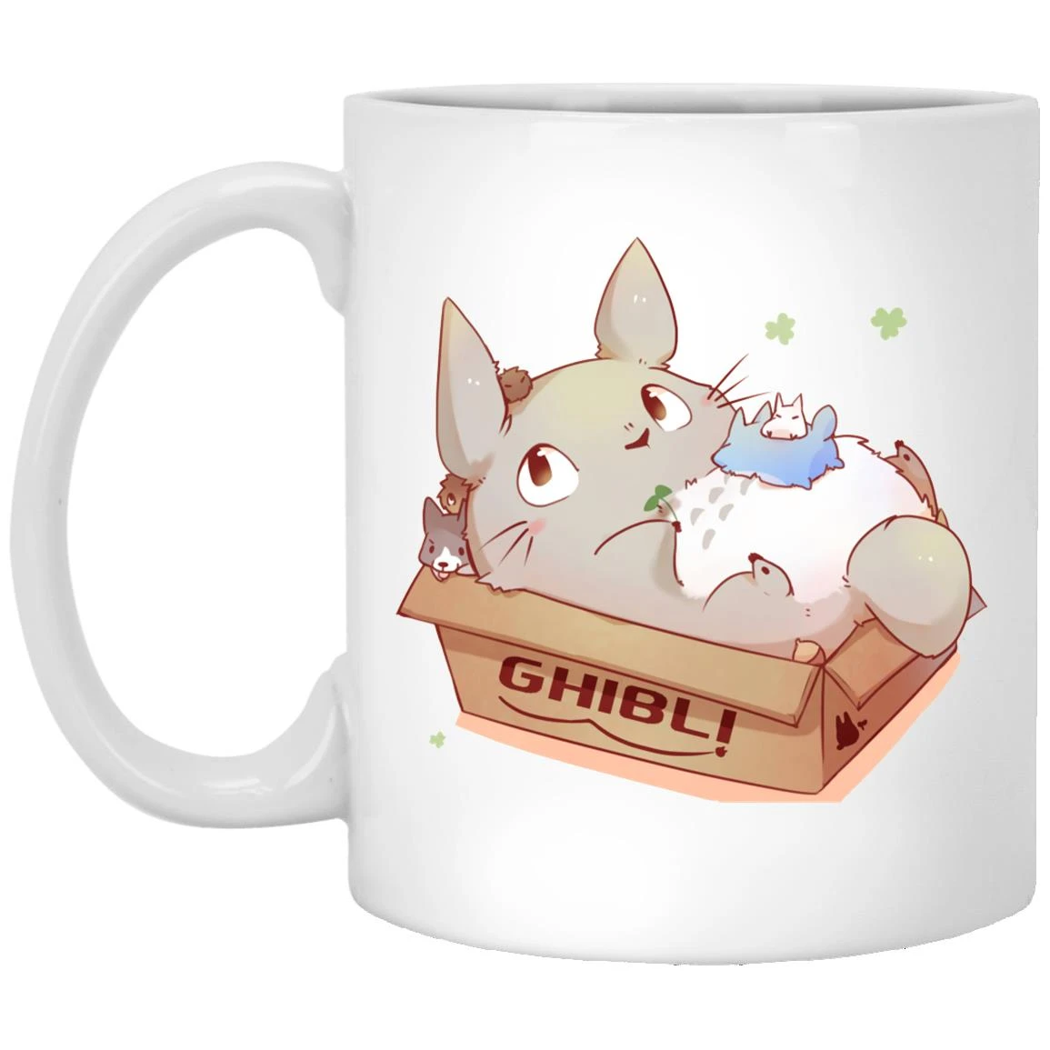 Cute Totoro In The Box Mug - Image 3