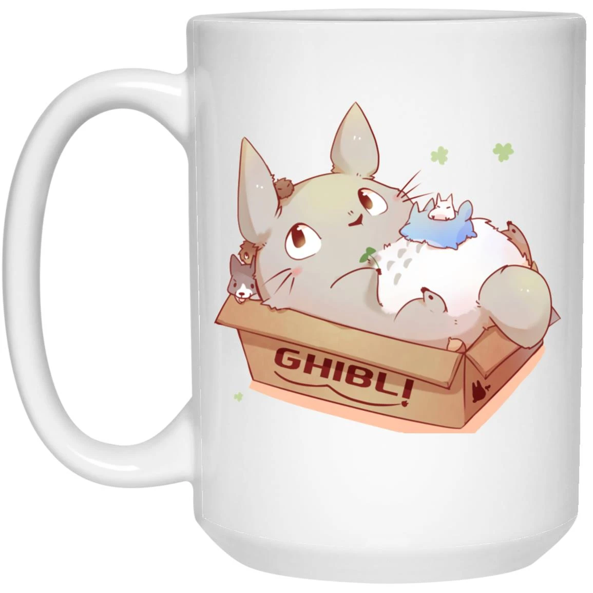 Cute Totoro In The Box Mug - Image 2