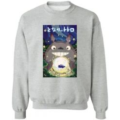 Totoro Holding The Catbus Sweatshirt