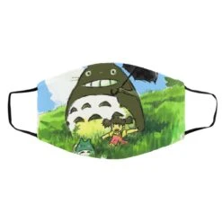 My Neighbor Totoro WaterColor Face Mask
