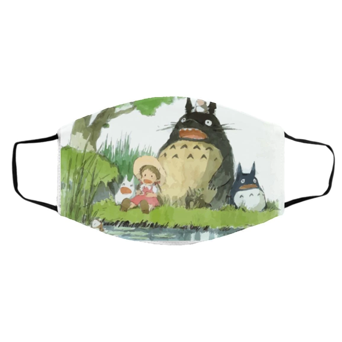 My Neighbor Totoro Picnic Face Mask - Image 2