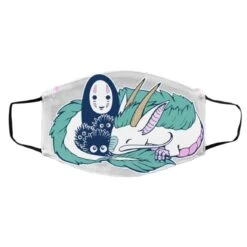 Spirited Away – No Face And Haku Face Mask