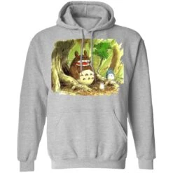 Totoro In Jungle Water Color Hoodie