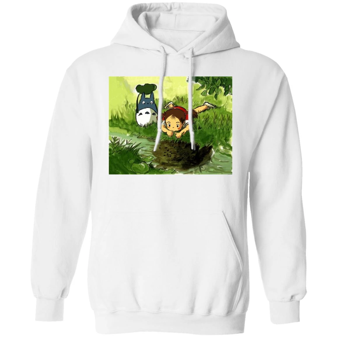 My Neighbor Totoro – Playing Mei Hoodie Unisex - Image 11