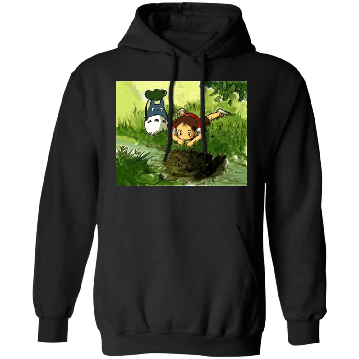 My Neighbor Totoro – Playing Mei Hoodie Unisex - Image 2